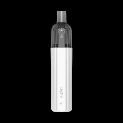 White Aspire R1 Rechargeable Disposables Vape Pen