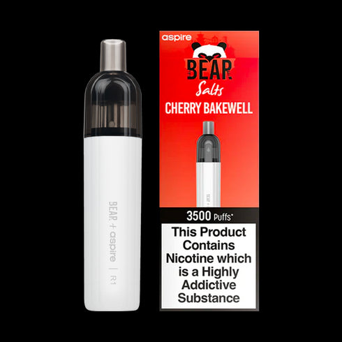 Cherry Bakewell Bear + Aspire R1 3500 Puff Disposable Vape