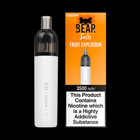 Fruit Explosion Bear + Aspire R1 3500 Puff Disposable Vape