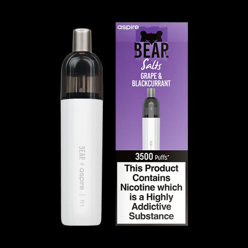 Grape & Blackcurrant Bear + Aspire R1 3500 Puff Disposable Vape