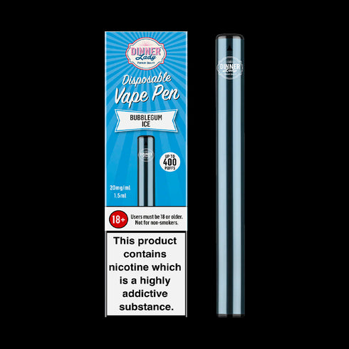 Bubblegum Ice Dinner Lady Disposables Vape Pen