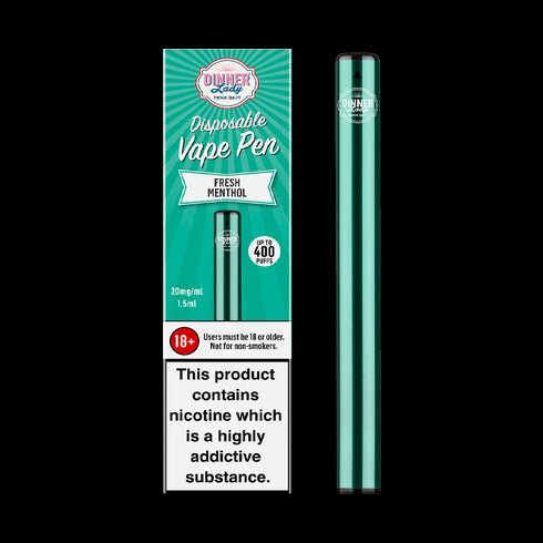 Fresh Menthol Dinner Lady Disposables Vape Pen