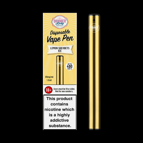 Lemon Sherbet Ice Dinner Lady Disposables Vape Pen