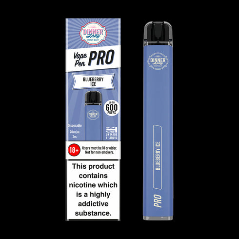 Blueberry Ice Dinner Lady Vape Pen Pro Disposable Device