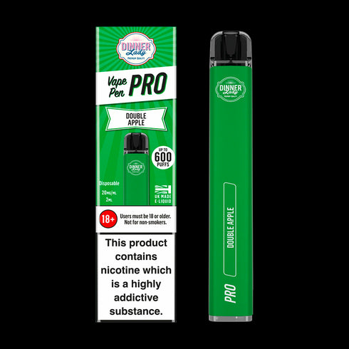 Double Apple Dinner Lady Vape Pen Pro Disposable Device