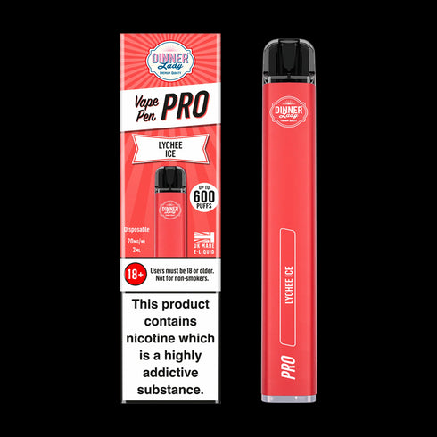 Lychee Ice Dinner Lady Vape Pen Pro Disposable Device