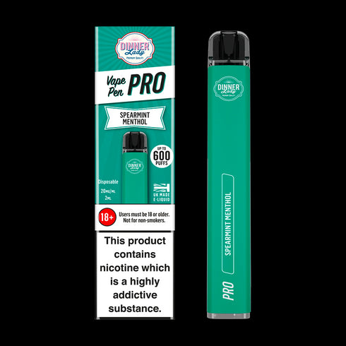 Spearmint Menthol Dinner Lady Vape Pen Pro Disposable Device