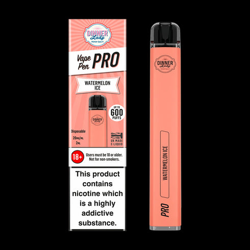 Watermelon Ice Dinner Lady Vape Pen Pro Disposable Device