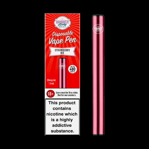 Strawberry Ice Dinner Lady Disposables Vape Pen