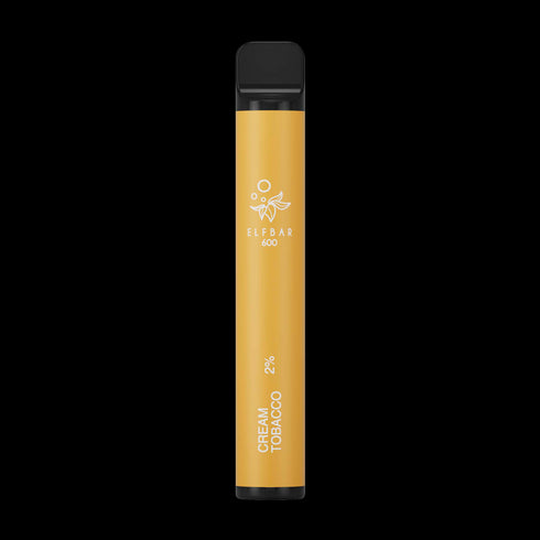 Cream Tobacco Elf Bar 600 Disposable Device