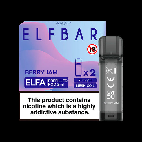 Berry Jam Elf Bar Elfa Pods (Pack of 2)