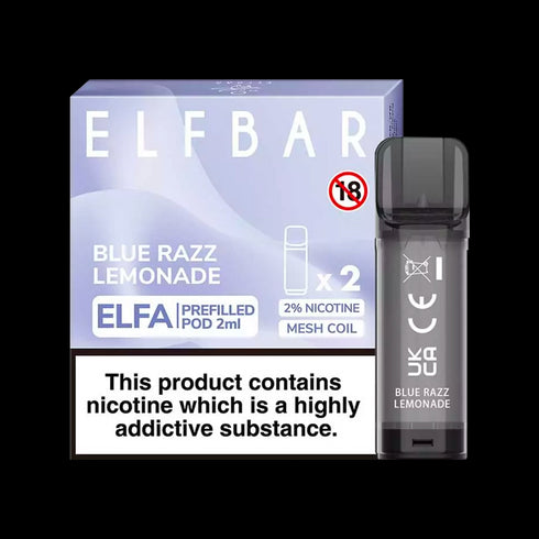Blue Razz Lemonade Elf Bar Elfa Pods (Pack of 2)