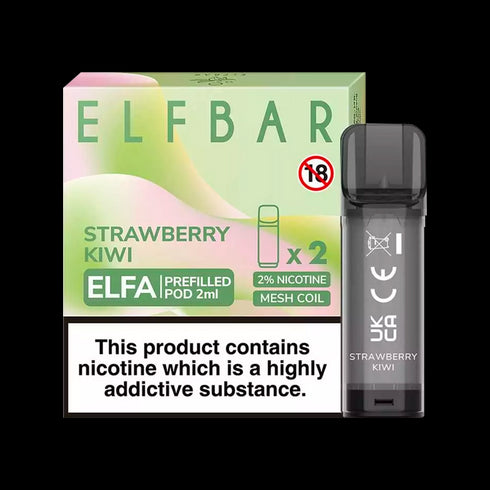 Strawberry Kiwi Elf Bar Elfa Pods (Pack of 2)