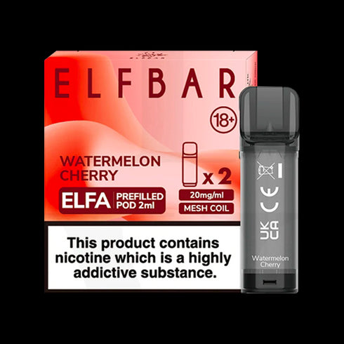 Watermelon Cherry Elf Bar Elfa Pods (Pack of 2)