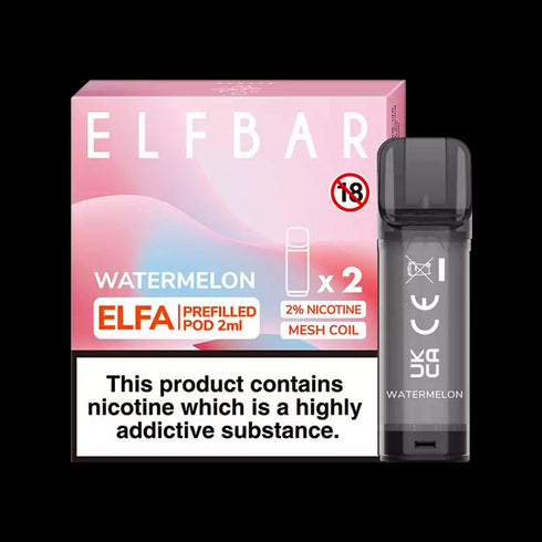 Watermelon Elf Bar Elfa Pods (Pack of 2)