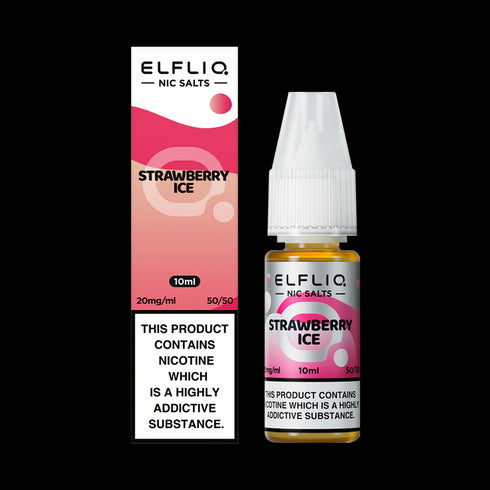 Strawberry Ice Nicotine Salt By ELFLIQ - 10ml