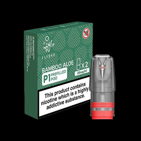 Bamboo Aloe Elf Bar Mate P1 Pods (Pack of 2)