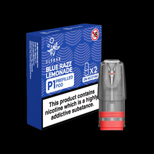 Blue Razz Lemonade Elf Bar Mate P1 Pods (Pack of 2)