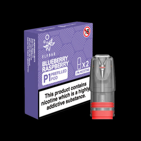 Blueberry Raspberry Elf Bar Mate P1 Pods (Pack of 2)