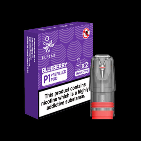 Blueberry Elf Bar Mate P1 Pods (Pack of 2)