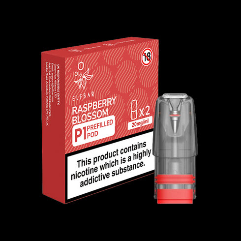 Raspberry Blossom Elf Bar Mate P1 Pods (Pack of 2)