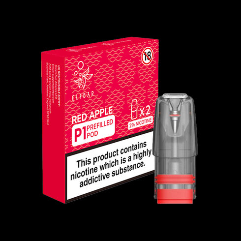 Red Apple Elf Bar Mate P1 Pods (Pack of 2)