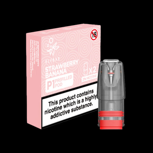 Strawberry Banana Elf Bar Mate P1 Pods (Pack of 2)