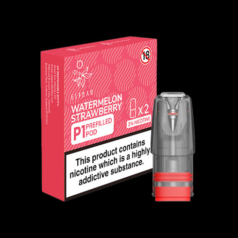 Watermelon Strawberry Elf Bar Mate P1 Pods (Pack of 2)