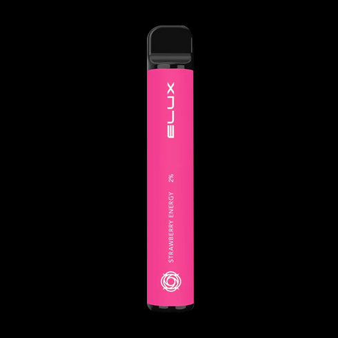 Strawberry Energy Elux Bar 600 Puff Disposable Device