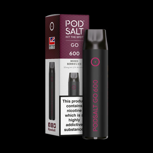 Mixed Berries Ice Pod Salt GO 600 Disposable Device