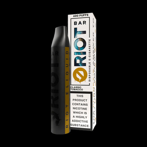 Classic Tobacco Riot Bar Disposable Vape