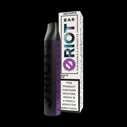 Grape Ice Riot Bar Disposable Vape