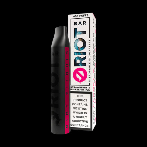 Strawberry & Blueberry Ice Riot Bar Disposable Vape
