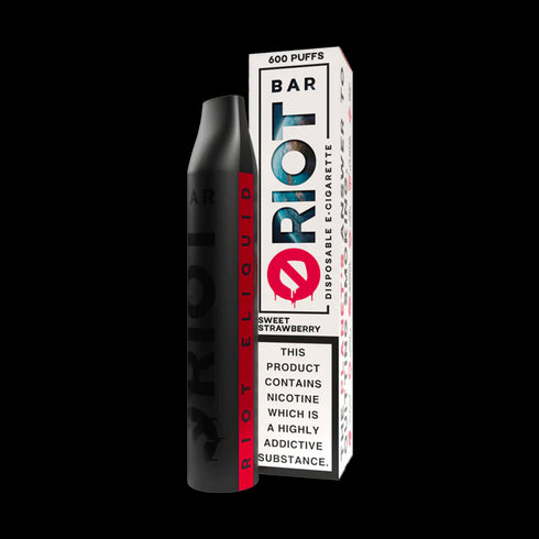 Sweet Strawberry Riot Bar Disposable Vape