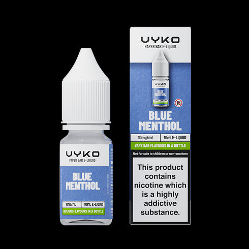 Blue Menthol Nicotine Salt By VYKO - 10ml