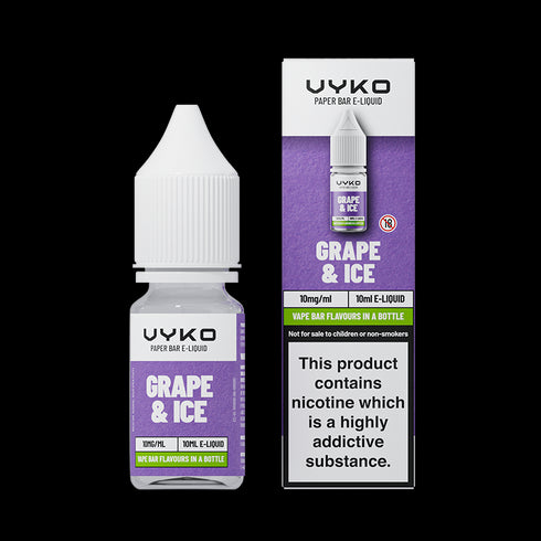 Grape & Ice Nicotine Salt By VYKO - 10ml