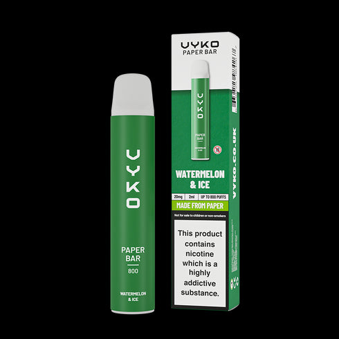 Watermelon & Ice VYKO Paper Bar Disposable Device
