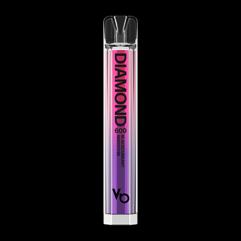 Blackcurrant Smoothie Vapes Bars Diamond 600 Disposable Device