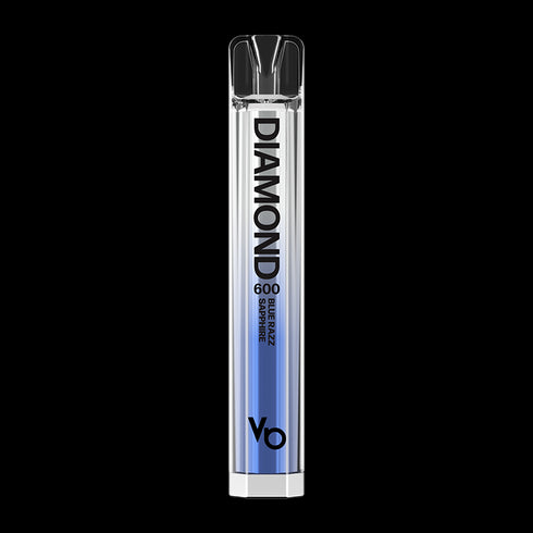 Blue Razz Sapphire Vapes Bars Diamond 600 Disposable Device