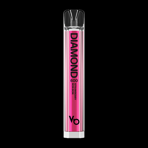 Strawberry Bon Bon Vapes Bars Diamond 600 Disposable Device