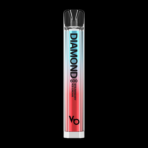 Strawberry Ice cream Vapes Bars Diamond 600 Disposable Device