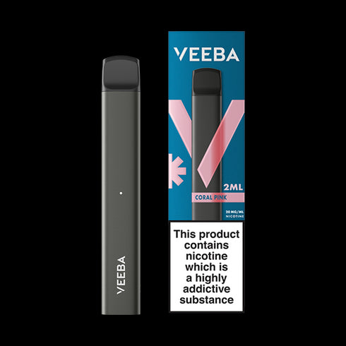 Coral Pink VEEBA Disposable Vape